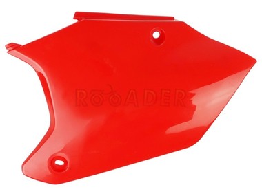 Osłona pod siedzenie APOLLO RXF  50 MINI i inne Pit Bike, Dirt Bike, Mini Cross (obudowa boczna, tylna) - lewa, czerwona