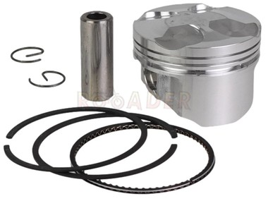 Tłok JUNAK RX ONE 125 ciecz (E5), RSL 125, SC 125, X-Ray 125; BARTON Blade R 125, Stratos 125 - 125cc, ø58,00mm (komplet)