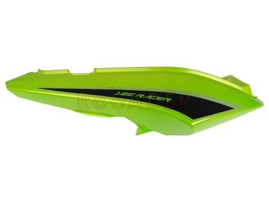 Osłona pod siedzenie JUNAK Racer 125 (obudowa boczna, tylna) prawa, czarno-zielona