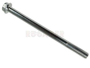 Śruba montażowa  M6 / długość  80mm/86mm / na klucz 8mm z kołnierzem, chrom