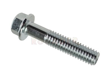 Śruba montażowa  M6 / długość  28mm/35mm / na klucz 8mm z kołnierzem, chrom