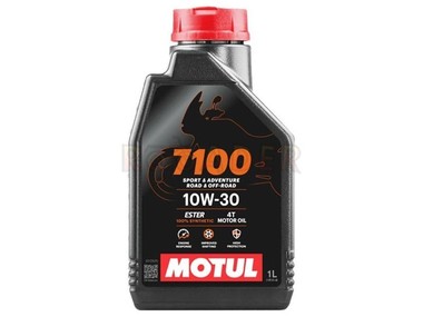 Olej MOTUL 7100 4T Ester 10W30 - 100% syntetyczny olej do silników 4-suwowych - opakowanie 1 litr