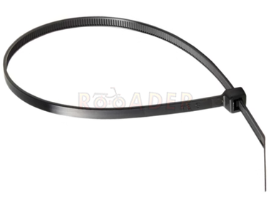 Opaska zaciskowa plastikowa - długość 100mm, szerokość 2,5mm - czarna