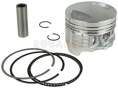 Tłok JUNAK 121, 122, 123, 126, 127, 128, Racer 125, RZ125, S125, 121FL, ADV 125 - 125cc, ø56,50mm (komplet)