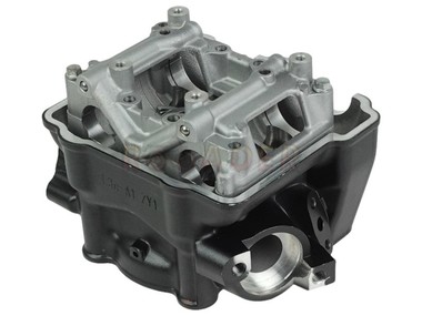 Głowica JUNAK RX ONE 125 ciecz (E5), RSL 125, SC 125, X-Ray 125; BARTON Blade R 125, Stratos 125 - 125cc, ø58,00mm, czarna (korpus bez zaworów i sprężyn)