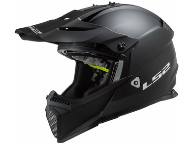 Kask LS2 MX437 FAST EVO Mini czarny mat (51-52cm / L Junior)
