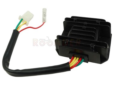 Regulator napięcia JUNAK 905F (E4) - 1 kostka, 4 (6) piny + dodatkowy kabel