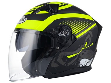 Kask AWINA JK528 czarno-żółty (53-54cm / XS)