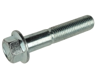 Śruba montażowa M10x1,25 / długość  50mm/59mm / na klucz 13 z kołnierzem - do mocowania podnóżków pasażera i tłumika JUNAK 121, 902 i mocowania kierownicy JUNAK 102, 103, 104, 105, 805