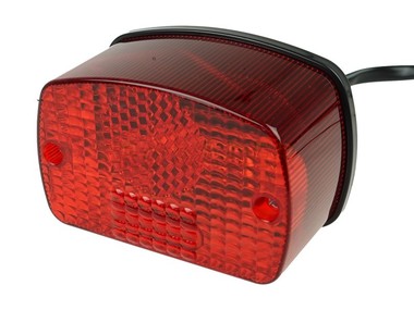 Lampa tylna WSK M06 B1, B3, Gil, Bąk, Lelek, Kos, M21W2, Dudek, Kobuz, Perkoz (3 przewody)