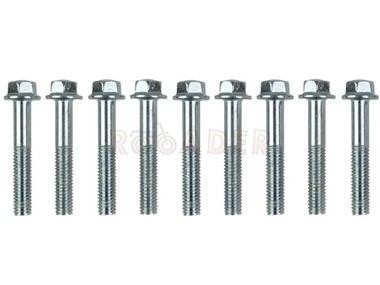 Śruby pokrywy paska napędowego (obudowy przekładni CVT) do silnika GY6 50/80 - skutery z silnikiem 4T 50/80cm3 - Romet, Router, Barton, Junak, Motobi, Moto Ventus, Kingway, Zipp (komplet, 9 szt)