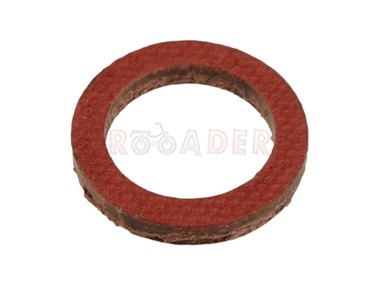 Uszczelka kranika paliwa ROMET Komar, 50T, Ogar 205, Pony, Kadet, WSK 125/175 - uszczelka z fibry pod kranik wkręcany w zbiornik (14x20x2,8mm)
