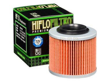 Filtr oleju HF151 (MF151) - Aprilia, BMW, Bombardier, Jawa, MuZ