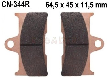 Klocki hamulcowe CN-344R (FA344R) - ATV CF MOTO C-Force 500/520/550/600/800 X6, X7, X8; YAMAHA Grizzly 660 - tył, wzmocnione