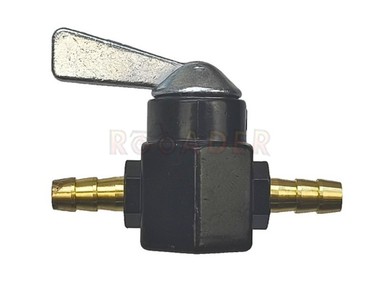 Kranik paliwa manualny  przelotowy  Ø6mm > Ø6mm