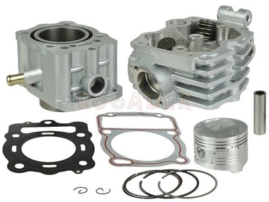 Cylinder ROMET, JUNAK, BARTON, ZIPP, LONCIN 200 ciecz - 200cm3, Ø63,00mm, sworzeń 15mm (zestaw z kompletną głowicą)