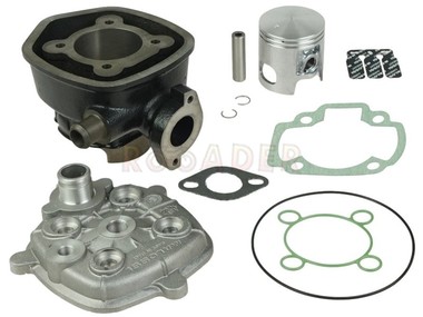 Cylinder ITALJET Formula 50 2T L/C / Microcar LIEGER, AIXAM 50 2T - 70cm3, Ø47,00mm, sworzeń 10mm (zestaw z głowicą)