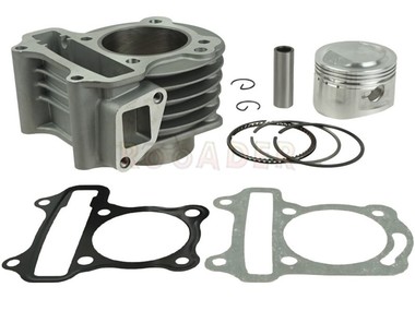 Cylinder GY6  90cm3 - skutery z silnikiem 4T - Romet, Router, Barton, Junak, Kymco, Longjia, Motobi, Moto Ventus, Kingway, Torq, Zipp - 90cm3, Ø51,00mm, sworzeń 13mm