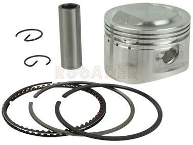 Tłok GY6  90cm3 - skutery z silnikiem 4T 90cm3 - Romet, Router, Barton, Junak, Kymco, Longjia, Motobi, Moto Ventus, Kingway, Zipp i inne - Ø50,00mm, sworzeń 13mm