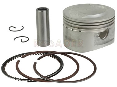Tłok GY6  90cm3 - skutery z silnikiem 4T 90cm3 - Romet, Router, Barton, Junak, Kymco, Longjia, Motobi, Moto Ventus, Kingway, Zipp i inne - Ø52,00mm, sworzeń 13mm