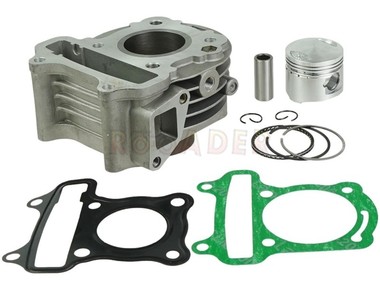 Cylinder GY6  50cm³ E4/E5 - skutery z silnikiem 4T Euro 4, Euro 5 - Romet, Barton, Junak, Longjia, Torq, Znen - 50cm3, Ø39,00mm, sworzeń 13mm (wersja 1)