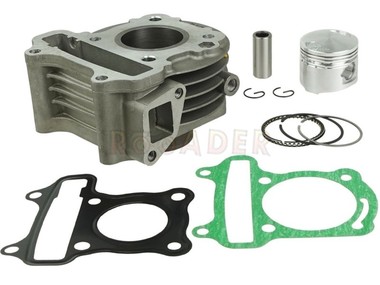 Cylinder GY6  50cm³ E4/E5 - skutery z silnikiem 4T Euro 4, Euro 5 - Romet, Barton, Junak, Longjia, Torq, Znen - 50cm3, Ø39,00mm, sworzeń 13mm (wersja 2)