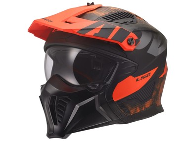 Kask LS2 OF606 DRIFTER GAS grey-orange (57-58cm / M) 