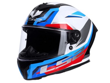 Kask LS2 FF820 RAPID III HYPER white-blue-red (51-52cm / XXS)