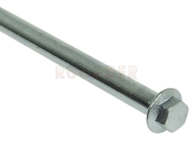 Oś mocowania silnika (wahacza) GY6 50/80 - skutery z silnikiem 4T (średnica 10mm / długość 170mm/180mm / gwint M10x1,25) + nakrętka