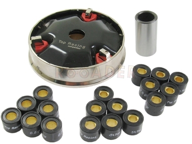 Wariator GY6  50/80cm3 - skutery z silnikiem 4T 50/80cm3 - Romet, Router, Barton, Junak, Kymco, Motobi, Moto Ventus, Kingway, Zipp i inne - TUNING, TOP RACING, seria SV1 (rolki 5,0g, 6,0g i 6,5g) 