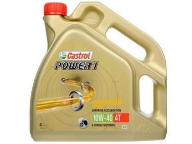 Olej CASTROL Power 1 4T 10W40 - półsyntetyczny olej do silników 4-suwowych (4 litry)