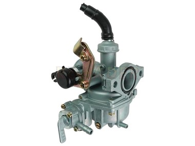 Gaźnik do silników FMB 50/70/110cm3 - do motorowerów Zipp Shock, Salmo; Kymco Activ, Nexxon i innych - gardziel 15,5mm, przepustnica Ø15mm, ssanie na linkę, wbudowany kranik (typ PZ19)