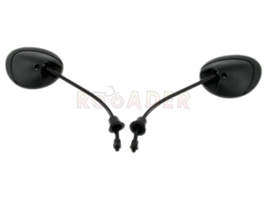 Lusterko do PIAGGIO typ MP321 czarne (para, prawe+lewe), gwinty M8 prawy+prawy