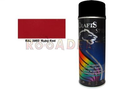 Lakier kolor czerwony RAL-3003, 400ml