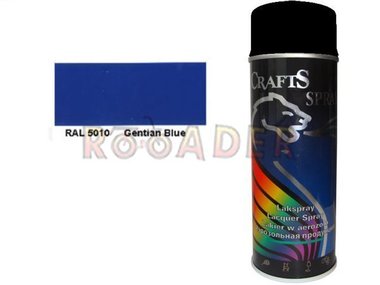 Lakier kolor niebieski RAL-5010, 400ml