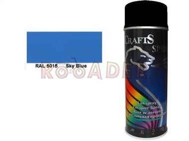 Lakier kolor niebieski RAL-5015, 400ml