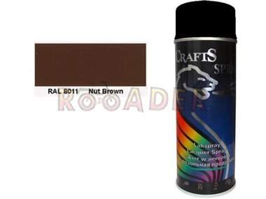 Lakier kolor brązowy RAL-8011, 400ml