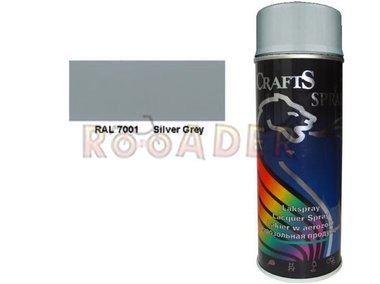 Lakier kolor szary RAL-7001, 400ml