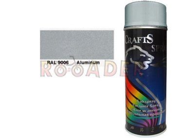 Lakier kolor aluminium RAL-9006, 400ml