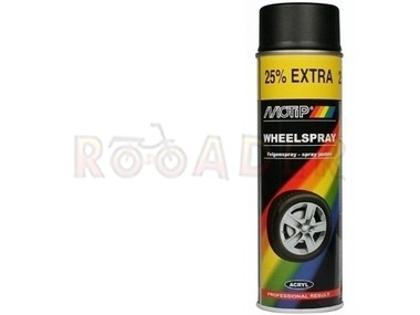 Lakier do felg czarny mat, 500ml