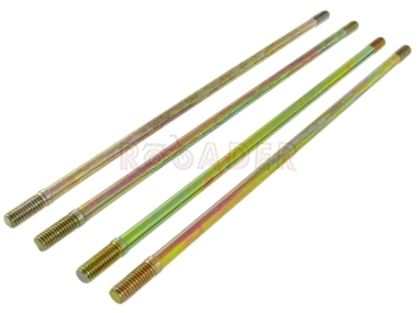 Szpilki cylindra do silnika 152FMB (M6 - 196/201mm, komplet 4 sztuki) - do motorowerów Romet, Router, Junak, Barton, Benzer, GB Motors, Kingway, Kymco, Zumico, Zipp i innych 110 cm3
