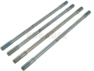 Szpilki cylindra do silnika GY6 125/150 - do maxiskuterów Romet, Barton, Junak, Zipp 125 i 150cm3 (M8 - 187/196mm, komplet 4 sztuki)