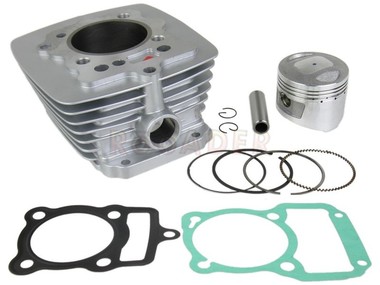 Cylinder ROMET, JUNAK, BARTON, ZIPP, LONCIN 200 powietrze (CG200) - 200cm3, Ø63,00mm, sworzeń 15mm, tłok wypukły!