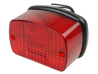 Lampa tylna WSK M06 B1, B3, Gil, Bąk, Lelek, Kos, M21W2, Dudek, Kobuz, Perkoz (2 przewody)