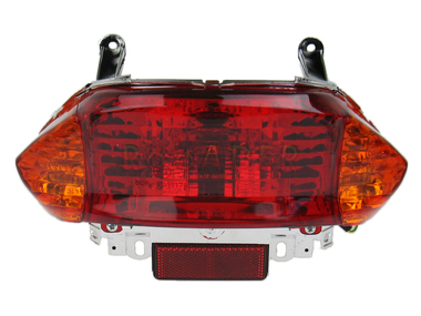 Lampa tylna MOTOBI Wilga, ZIPP Vapor, ROMET 727, ROUTER Bassa, BARTON 21 Citizen, MOTO VENTUS Prymus, KINGWAY Coliber z pomarańczowymi kierunkowskazami