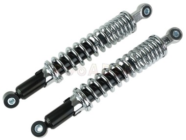 Amortyzator tylny SIMSON S50, S51, S70 (335x8x8mm) - chrom, komplet 2 sztuki
