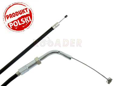 Linka gazu ROMET OGAR 205, 50T, KADET, PONY (motorynka) czarna
