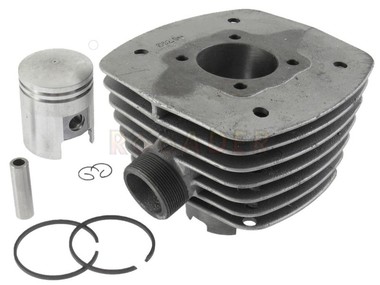 Cylinder WSK 125 M06, B1, B3, Gil, Bąk, Lelek, Kos - 52,00mm, komplet z tłokiem, żeliwo!