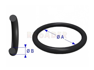 Oring gumowy   9,0mm x 1,4mm - wałka zmiany biegów WSK 125 M06, B1, B3, Gil, Bąk, Lelek, Kos; WFM 125