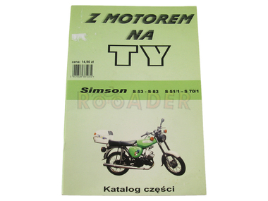 Katalog części SIMSON S51/S70, S53